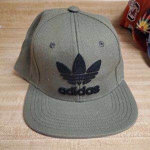 Olive Green Adidas Snapback hat